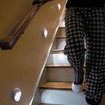 Wireless Led Stair Lights When You Get Within 6 Feet Of The First Wireless Led Stair Lights When You Get Within 6 Feet Of The First Unit Light Comes On Which Then Triggers Next To L