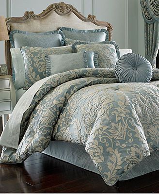 J Queen New York Kingsbridge King Comforter Set Bedroom Sets Blue Decor J Queen New York Kingsbridge King, J Queen Bedding King