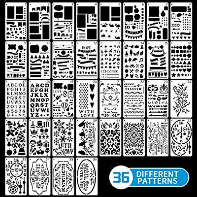 Bullet Journal Stencils Plastic Planner Stencil Journal/Notebook/Diary/Scrapbook Bullet Journal Stencils Plastic Planner Stencil Journal/Notebook/Diary/Scrapbook
