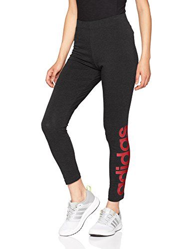 adidas Essentials Linear Tights Damen Fitness Leggings Sport Leggins schwarz