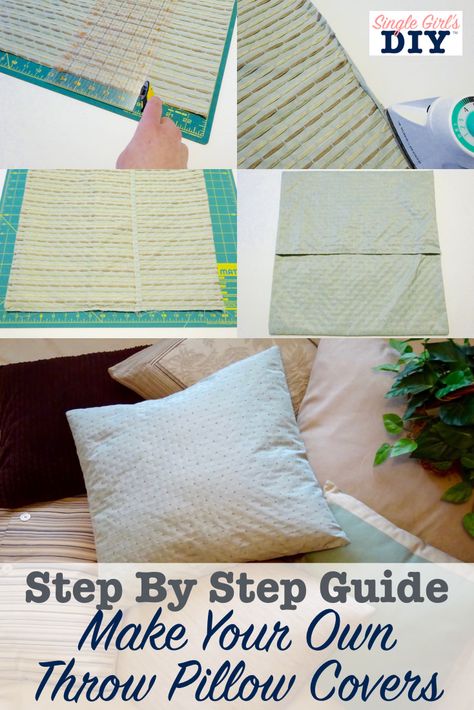 How To Make A Throw Pillow Cover In Six Simple Steps How To Make A Throw Pillow Cover In Six Simple Steps
