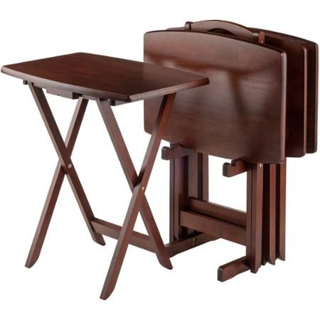 Winsome Wood TV Tray Set
