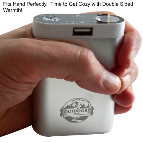 Electric Hand Warmer From The Outdoors Way Rechargeable Accessory For Hunting...