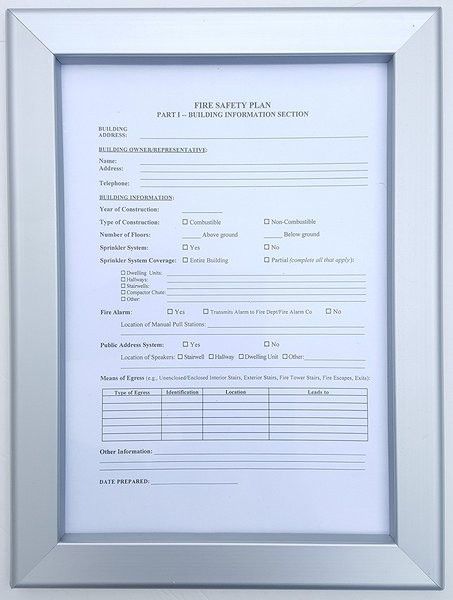 Fire safety plan frame heavy duty HPD signs Pinterest Fire - safety plan Fire safety plan frame heavy duty HPD signs Pinterest Fire - safety plan