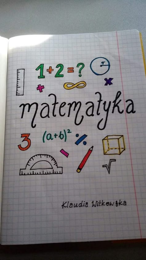 1 strona zeszytu 📘 (With images) | Rzeczy do szkoły, Planery, Pisanie