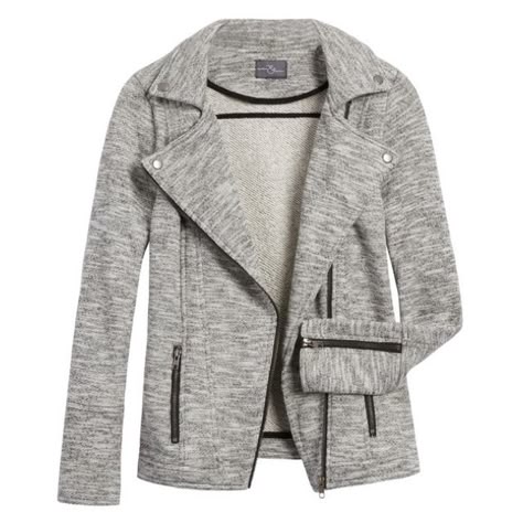 elissa french terry moto jacket womens elissa french terry moto jacket womens