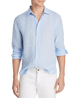 The Men's Store At Bloomingdale's Bi color Linen Classic Fit The Men's Store At Bloomingdale's Bi color Linen Classic Fit