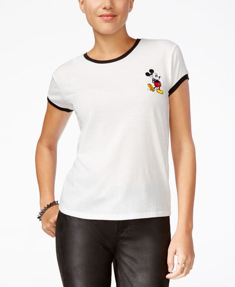 Disney Girls Mickey Patches T-Shirt