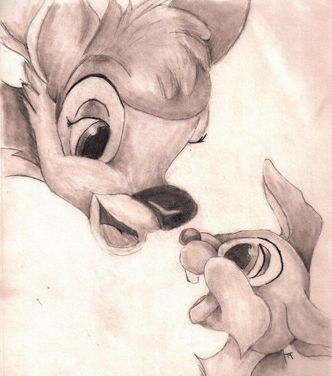 thumper bambi easy drawing thumper bambi easy drawing