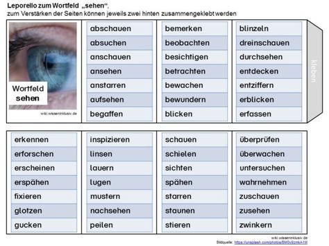 Wortfeld kennenlernen
