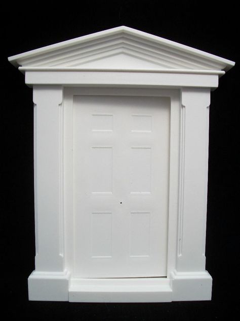 1//12 Scale Pink 4-Pane Window Dollhouse Miniature Fairy Garden Porch Decor