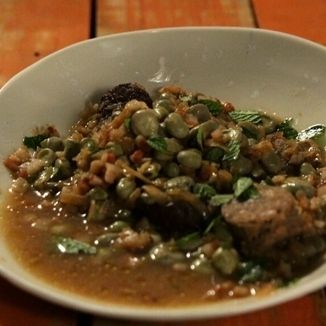 Faves Estofades Comida Verduras Recetario