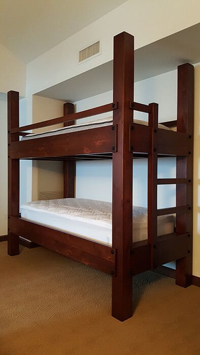 Custom Twin Xl Over Twin Xl Bunk Bed With Drawer Storage Bunk