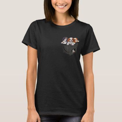 Cavalier King Charles Spaniel In The Pocket T-shirt