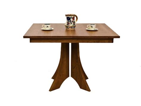 Square Dining Table With Pedestal Base Available In 4 Sizes And Square Dining Table With Pedestal Base Available In 4 Sizes And Four Wood Types Natural Cherry Maple Oak Or Walnut Perfect Sizing Styling For A
