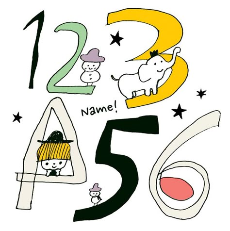名前が入れられるキッズトートバッグ 数字と動物 数字デザイン 数字 イラスト 名前が入れられるキッズトートバッグ 数字と動物 数字デザイン 数字 イラスト