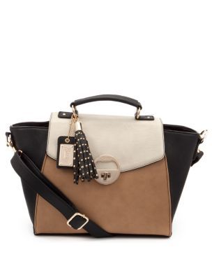 new look tan bag