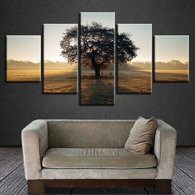 5pcs Unframed Modern Art Painting Canvas Print Wall Picture Home Room Decoration