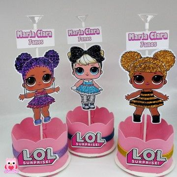 Lol Muñecas Personalizado Palabra Arte Regalo de Cumpleaños Hija de impresión de la novedad