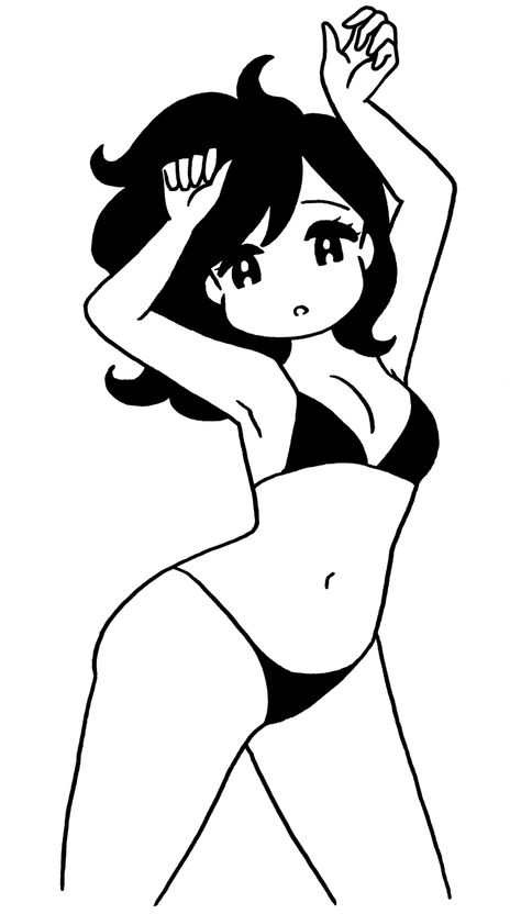 Sexy anime girl drawings