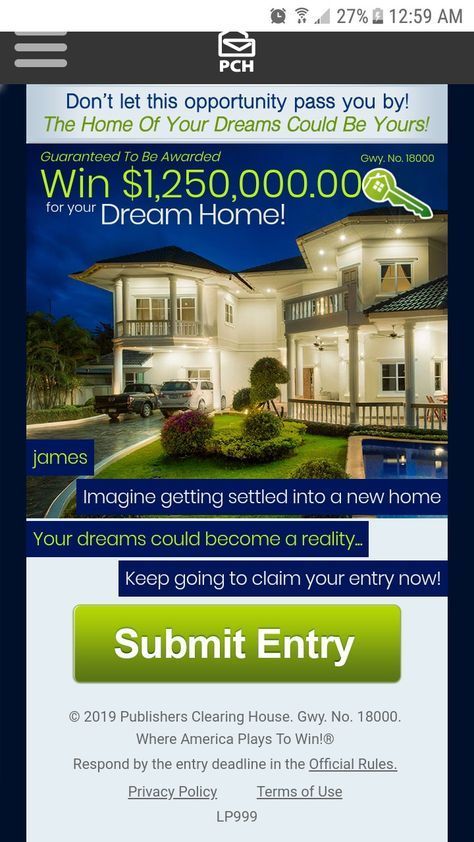 Pch Big Money Builder Win It All Pch Dream Home Pch Sweepstakes Pch