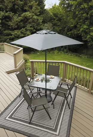 Cranston 6 Piece Sling Folding Patio Set With Images Piece Sling Folding Patio Set