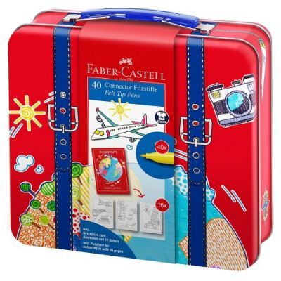 Faber Castell Keceli Kalem 40 Renk Seyahat Cantasi 155535 Renkler Seyahat Kaleler