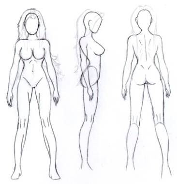 character template drawing