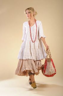 Élégant Gris Robe Lagenlook Excentrique XL bohème