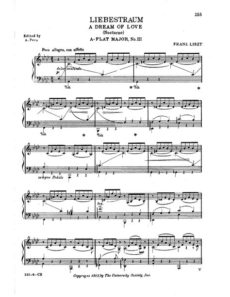 Sheet Music Performances And Information Liebestraum No 3 Sheet Music Music Writing Music