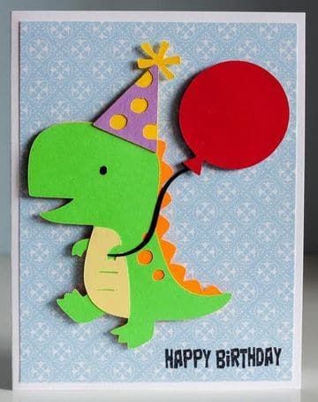 Unas Tarjetas De Cumpleanos De Dinosaurios Y Sorprendentes