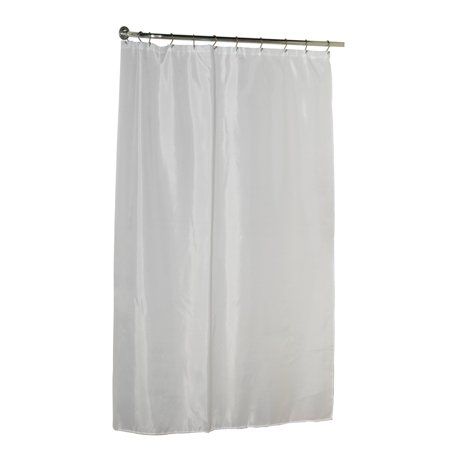 Extra Long 96 Polyester Fabric Shower Curtain Liner In White Com Curtains Cool Fabric Shower Curtains, 96 Long Shower Curtain Liner
