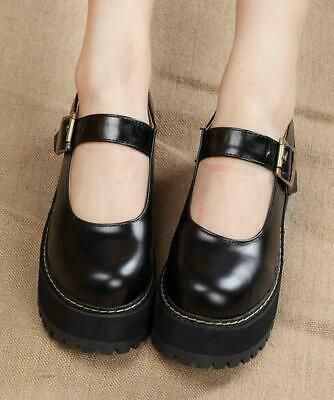 Casual New Cross Strap Womens Lolita Mary Jane Round Toe Pumps Buckle Flat Shoes Casual New Cross Strap Womens Lolita Mary Jane Round Toe Pumps Buckle Flat Shoes