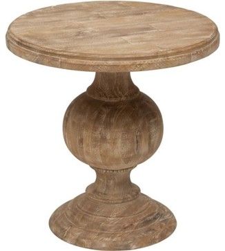 Magnolia Round End Table 24 Side Tables And By High Fashion Home Houzz Wood Accent Decor Es Side Tables And End, Accent Tables Round