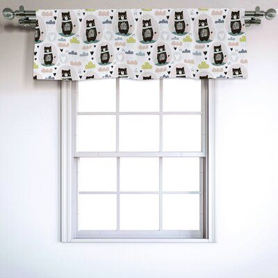 East Urban Home Ambesonne Nursery Window Valance Sleeping Bear Ambesonne Nursery Window Valance