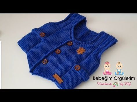 Sivri Uclu Cepken Yelek Efe Yelegi Modeli Youtube Baby Knitting Patterns Bebek Yelek Yelek