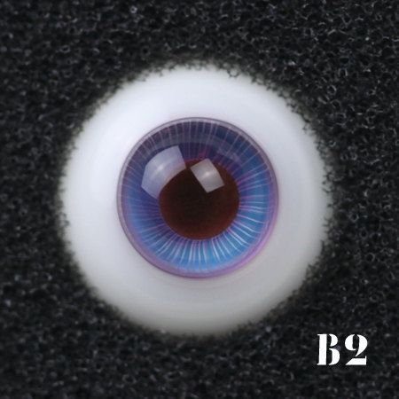 Nice 10mm Purple Iris with Lines Glass BJD Eyes for 1//6 BJD Dollfie