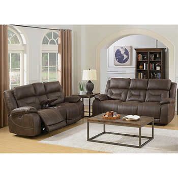 Denham Hills 2 Piece Fabric Set With Power Headrests And Recline Sofa Loveseat Reclining Living Room Love Seat - Charcoal Gray Power Reclining Living Room Set Desert Denham Hills 2 Piece Fabric Set With Power Headrests And Recline Sofa Loveseat Reclining Living Room Love Seat - Charcoal Gray Power Reclining Living Room Set Desert