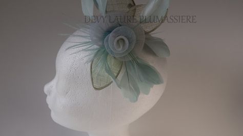 Fleur de perles Centre Bandeau Bibi Mariages Femmes jour de course Royal Ascot