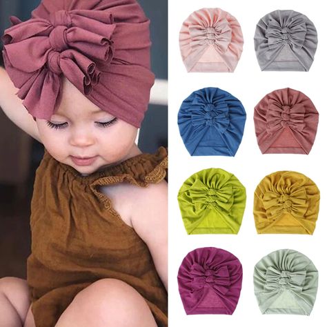 turbante de colores variados para bebé,diademas con lazo d turbante de colores variados para bebé,diademas con lazo d