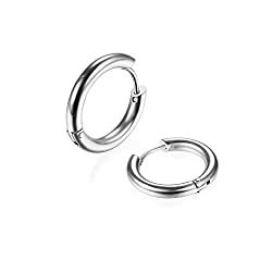 Qbubble Bubble Surgical Stainless Steel Ring Earrings Qbubble Bubble Surgical Stainless Steel Ring Earrings
