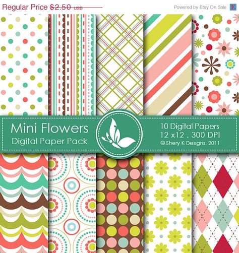 Teal Bird Digital Papers 12 x 12 300 dpi