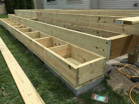Faire des escaliers en bois exotique sur ma terrasse Dış Mekan - installer une terrasse en bois Faire des escaliers en bois exotique sur ma terrasse Dış Mekan - installer une terrasse en bois