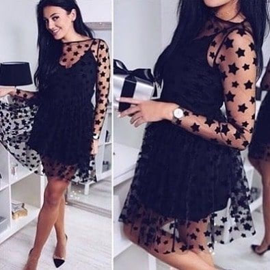 79 90 Yildiz Desenli Flog Elbise Tek Renk Flog Kumas S M L Beden Kapida Nakit Yada K Karti Ile Odeme Imkan Whatsap Dresses With Sleeves Fashion Flapper Dress