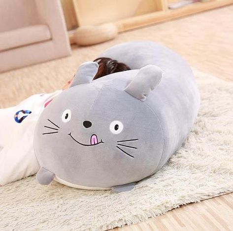 60cm Soft Animal Cartoon Pillow Cushion Soft Cute Cat Plush Cushion Pillow