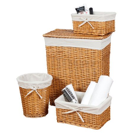 Perfect for your master bath or laundry room, this stylish hamper is