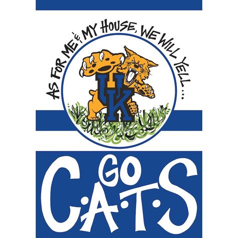 Kentucky Wildcats Banner and Scroll Sign