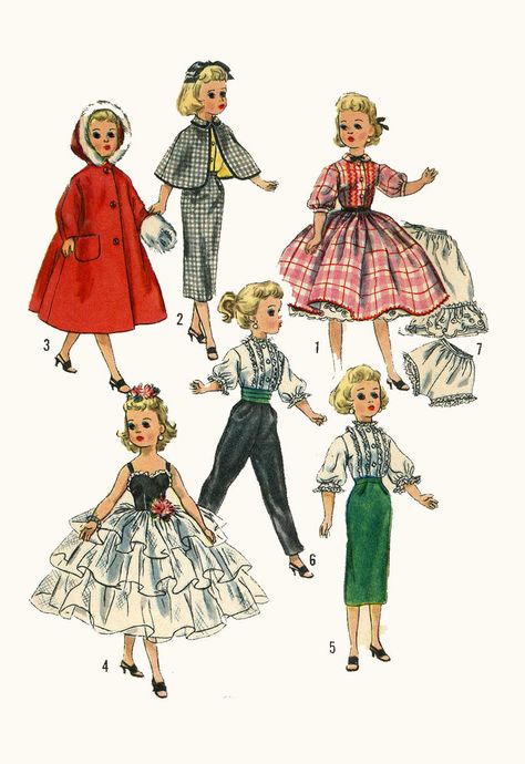 Cissy Toni Vtg Doll Princess Angel Pattern ~ 20/" 21/" Sweet Sue Miss Revlon