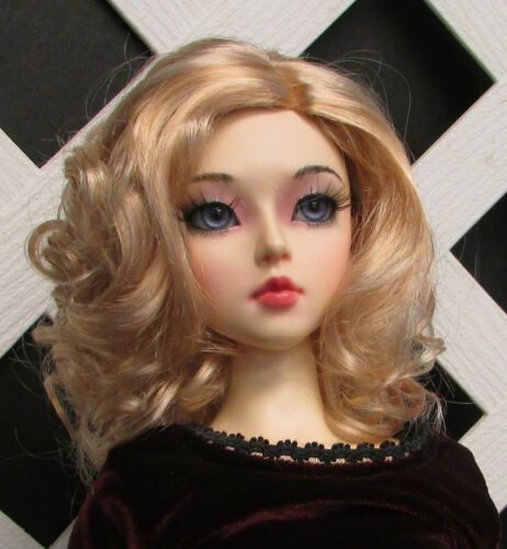 1//4 1//3 bjd SD 7-8/" doll head baby blue short wig Luts Iplehouse dollfie MSD