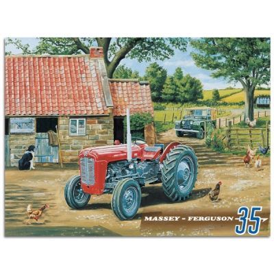 Kühlschrankmagnet Trevor Mitchell og Massey Ferguson 65